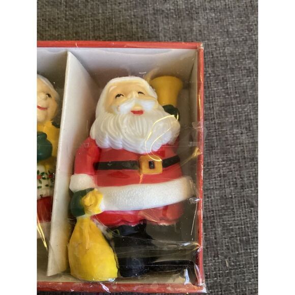 VTG Christmas Salt And Pepper Set 1988 Mr. And Mrs. Claus - Picture 3 of 5